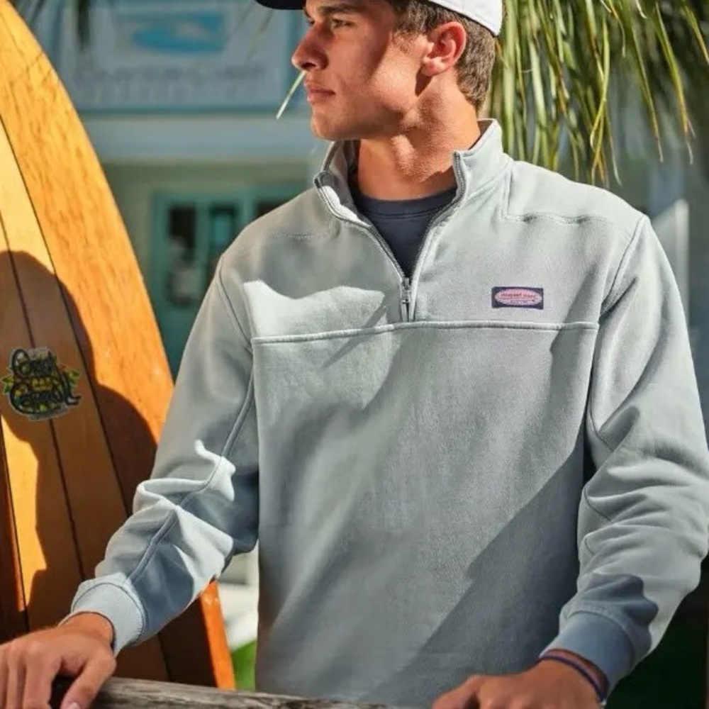 Vineyard Vines Mens Surf Terry Shep 1/4 Zip Pullover Size XL Style# 1K005411